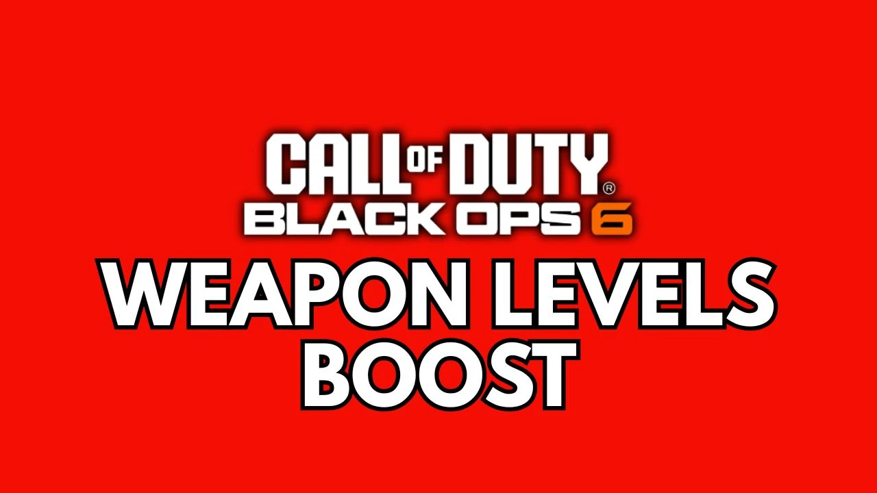 Weapon Levels Boost - Black Ops 6