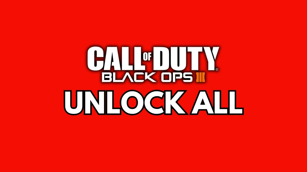 Unlock All - Black Ops 3