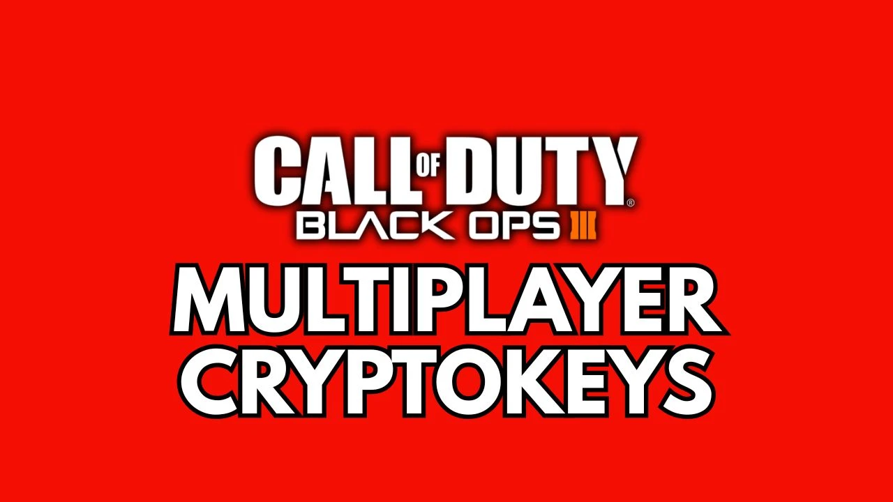Multiplayer Cryptokeys - Black Ops 3