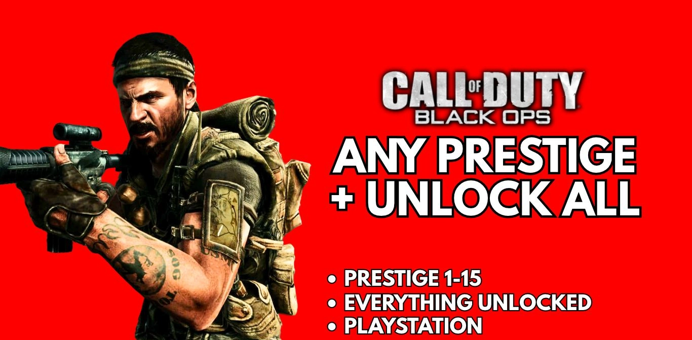 Any Prestige + Unlock All - Black Ops image 1